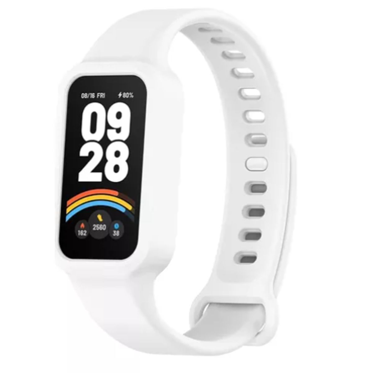 GENERICO - Corres Silicona para  Xiaomi Smart Band 9 Active  - Blanco