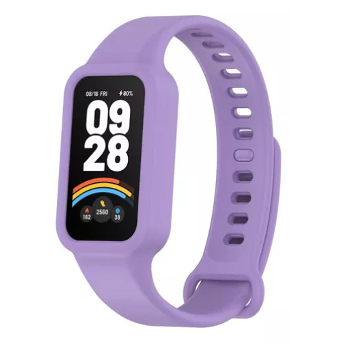 GENERICO - Corres Silicona para  Xiaomi Smart Band 9 Active  - Lila