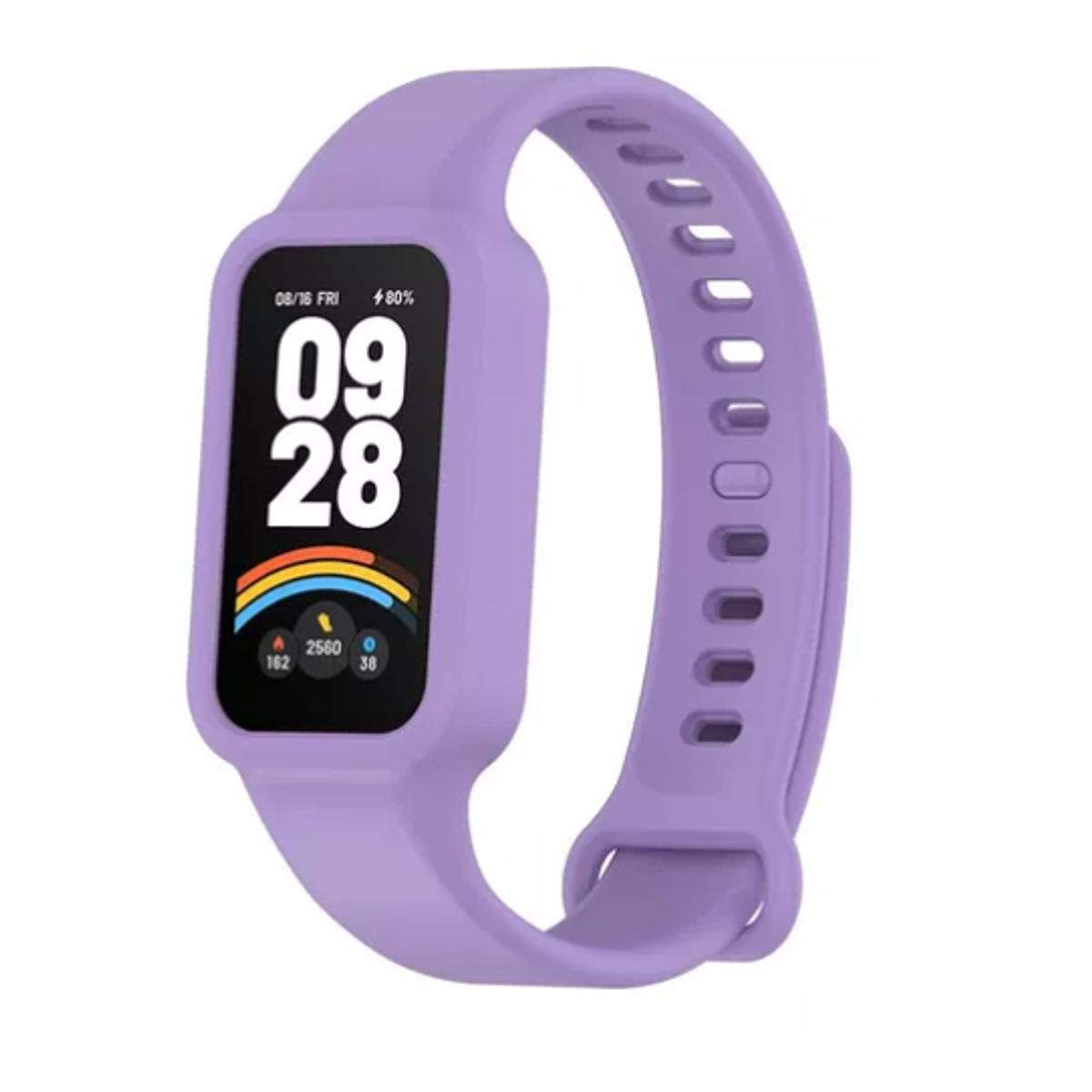 GENERICO - Corres Silicona para  Xiaomi Smart Band 9 Active  - Lila