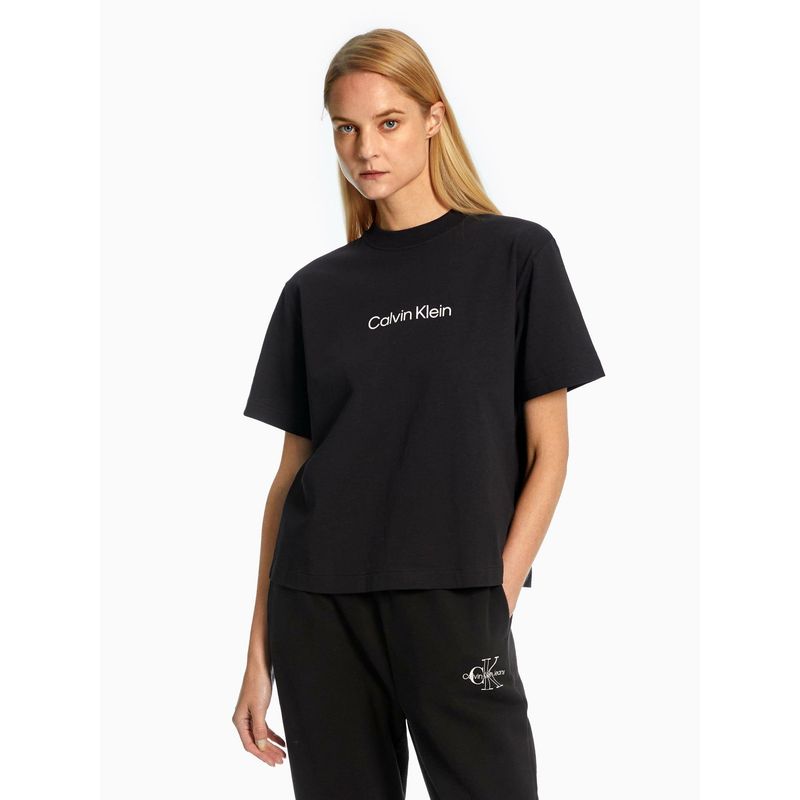 CALVIN KLEIN - CAMISETA SS RLXD STANDARD LOGO CREWNK T CK
