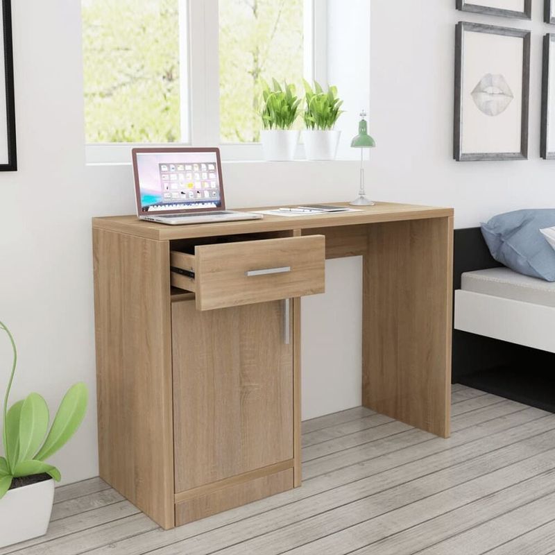 GENERICO - Escritorio Moderno Uka Marrón R&R MUEBLES