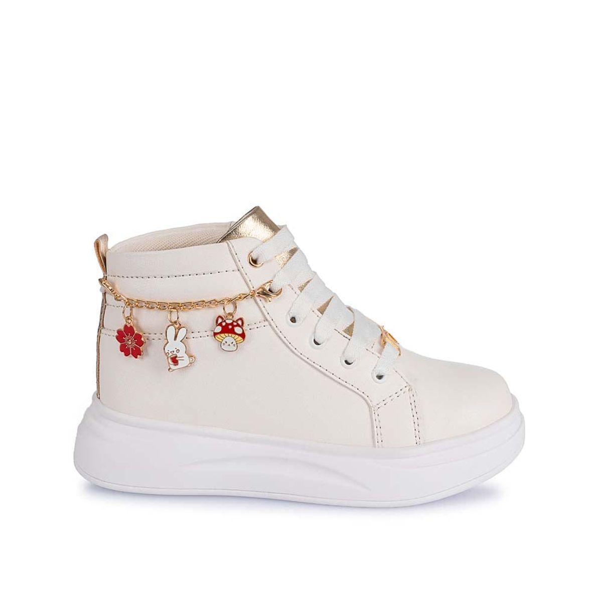 Piazza - Zapatilla Botin  Casual LIA-2519 Blanco Piazza Kids