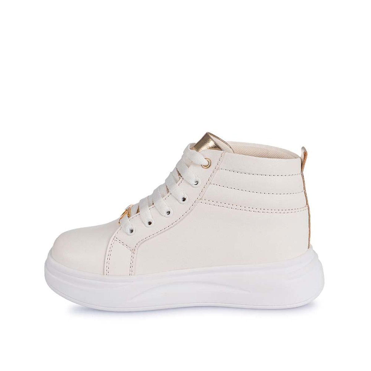 Piazza - Zapatilla Botin  Casual LIA-2519 Blanco Piazza Kids