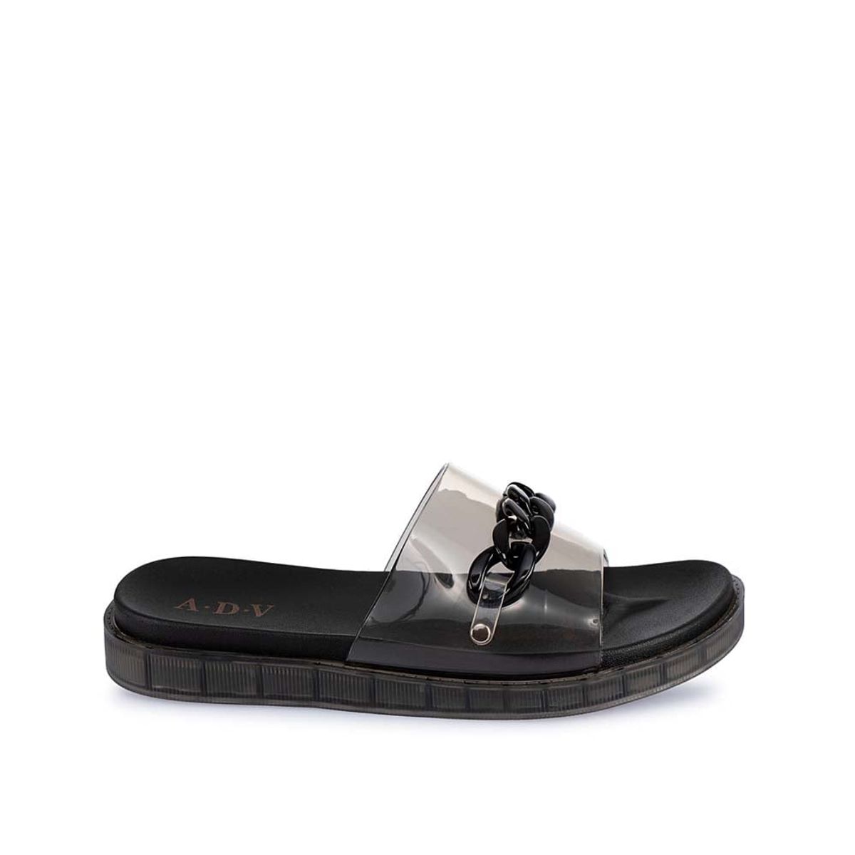 ADV - Sandalia Slide Casual ABY-2524 Negro ADV