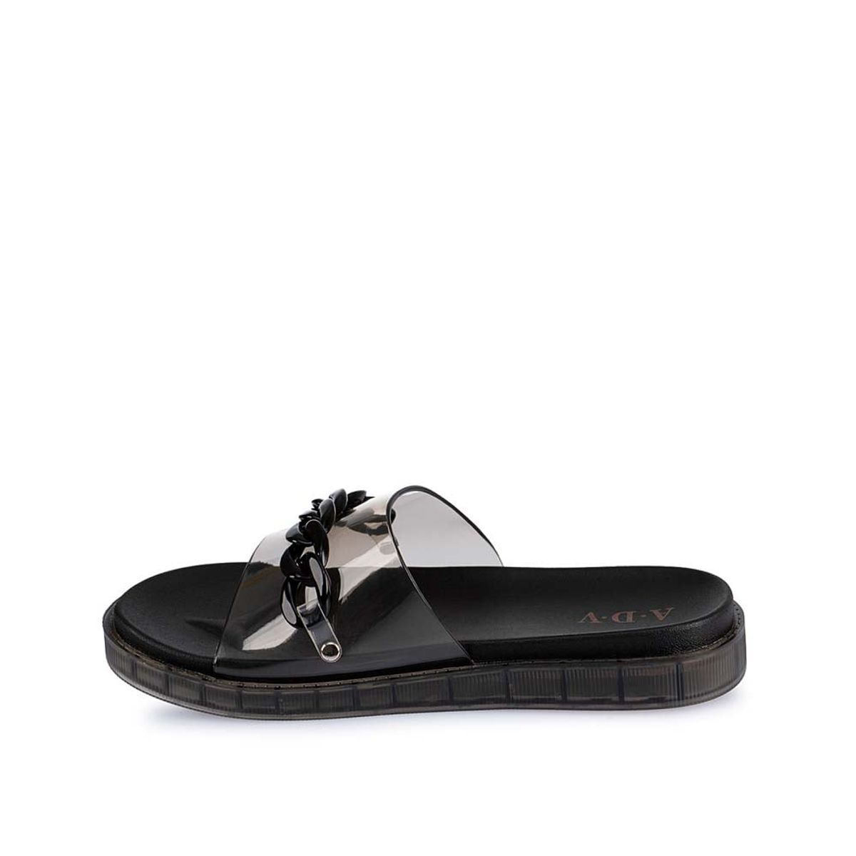 ADV - Sandalia Slide Casual ABY-2524 Negro ADV