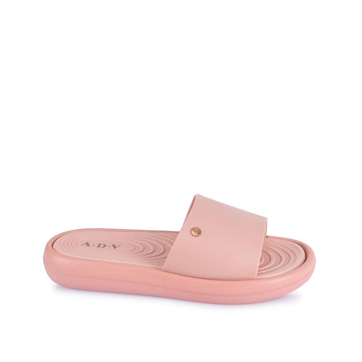 ADV - Sandalia Slide Casual ABY-2525 Nude ADV