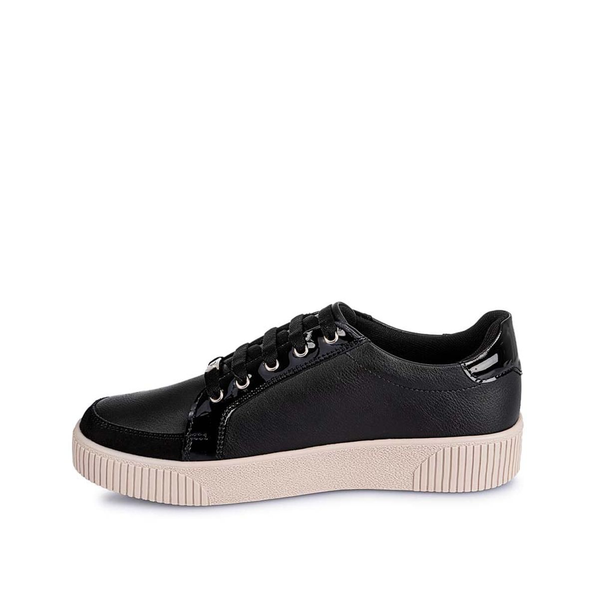 CALIMOD - Zapatilla  Casual LIA-2523 Negro Piazza