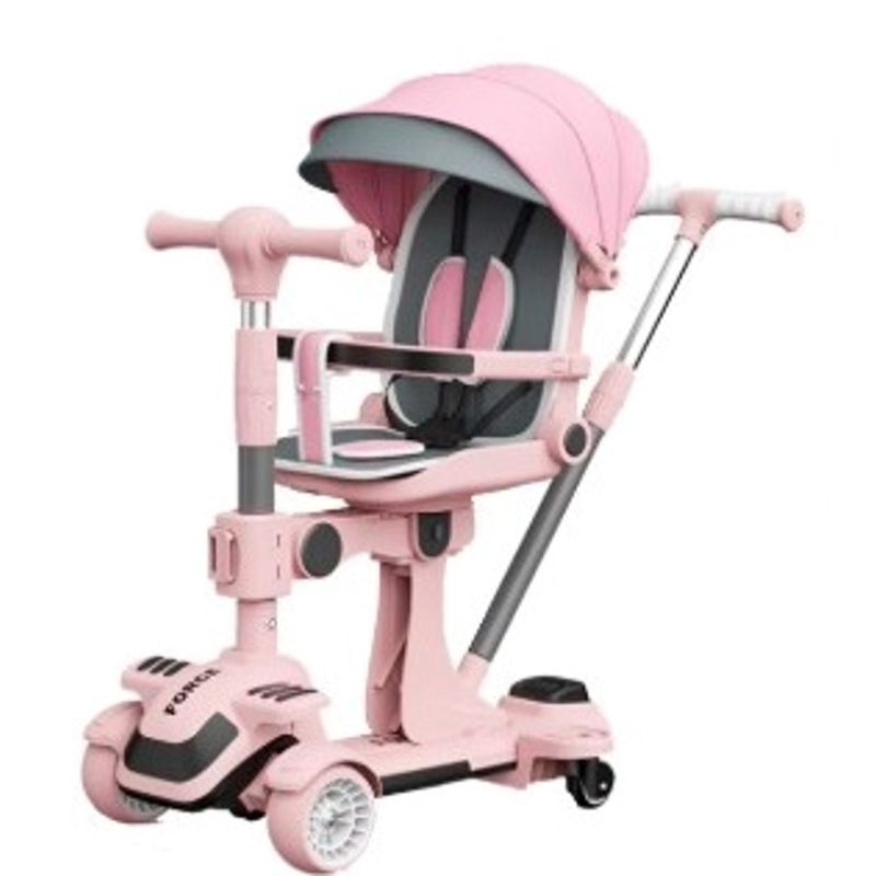 GENERICO - Triciclo con asiento reversible y scooter 6 en 1