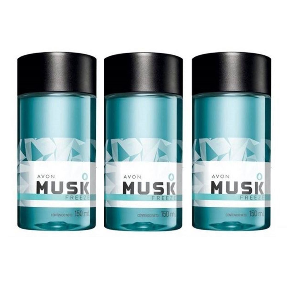 AVON - Avon  - Musk Freeze Colonia Refrescante 150 ml x 3