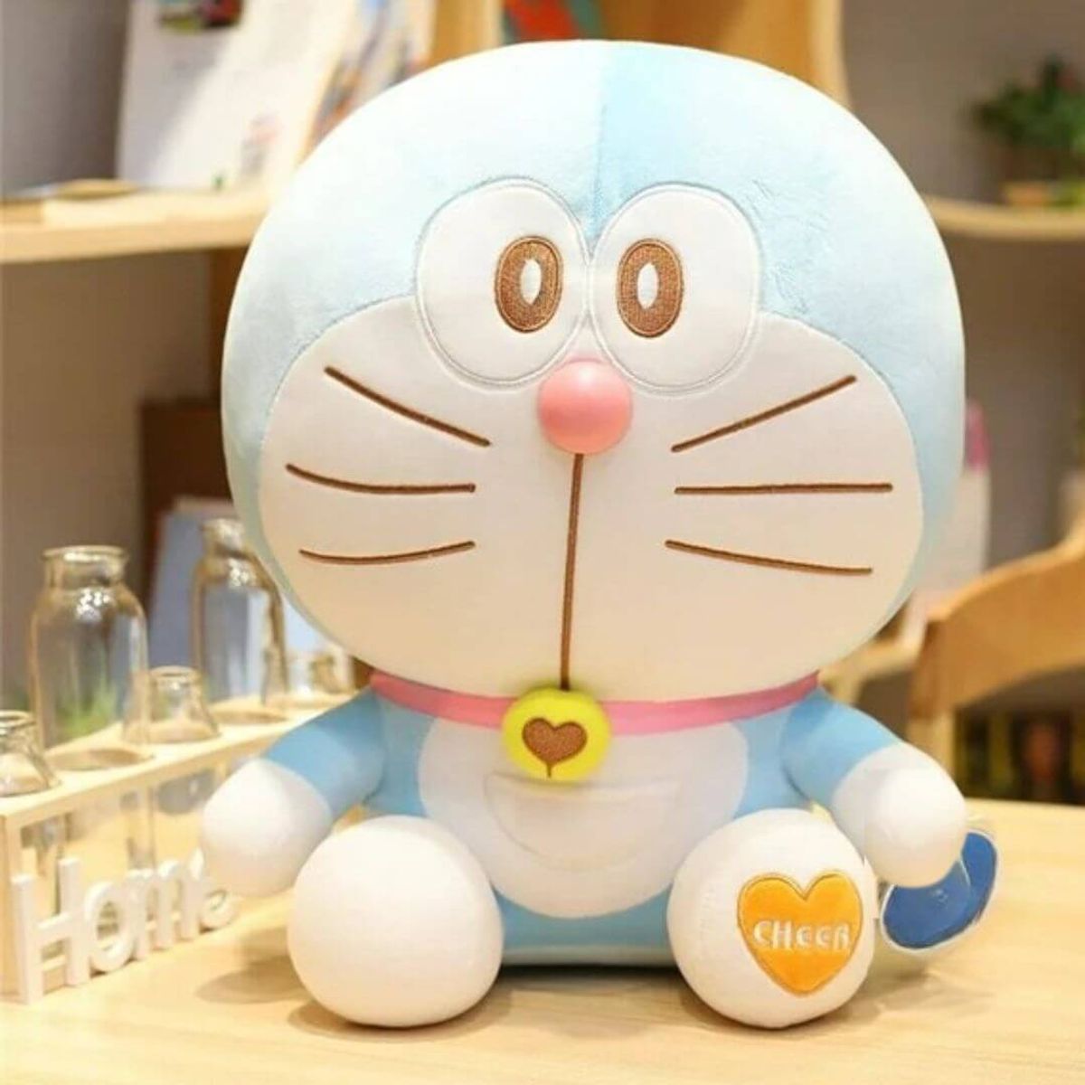 GENERICO - Peluche Doraemon Feliz Importado -  Mide 42 cms alto