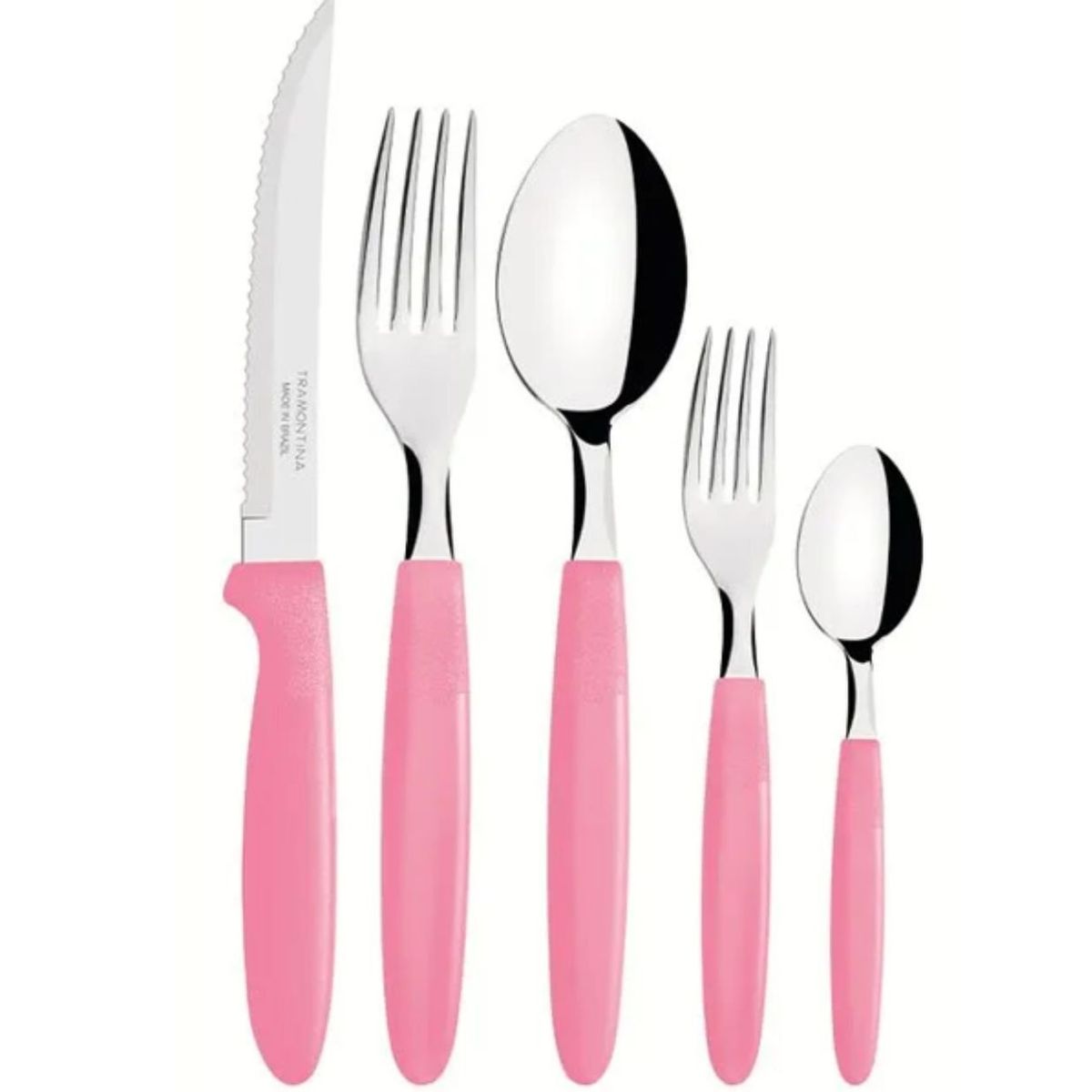 TRAMONTINA - Jgo De Cubiertos X30 Pzas Ipanema Rosado