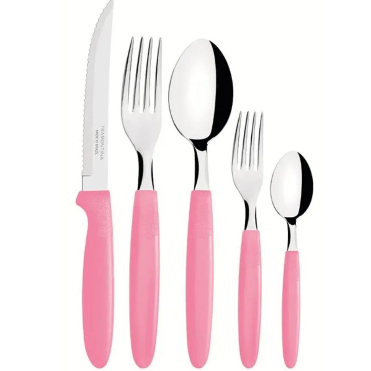 TRAMONTINA - Jgo De Cubiertos X30 Pzas Ipanema Rosado