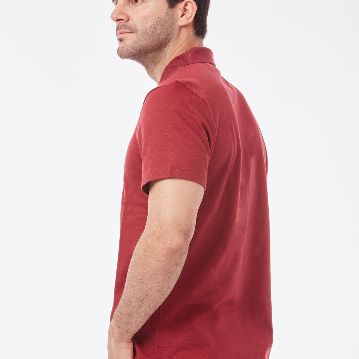 CALVIN KLEIN - POLO SS ICONIC ZIP NECK HERRINGBONE CK