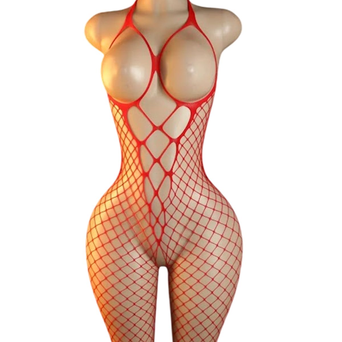 GENERICO - LENCERIA CORPORAL MALLA  CATSUIT VESTIDO