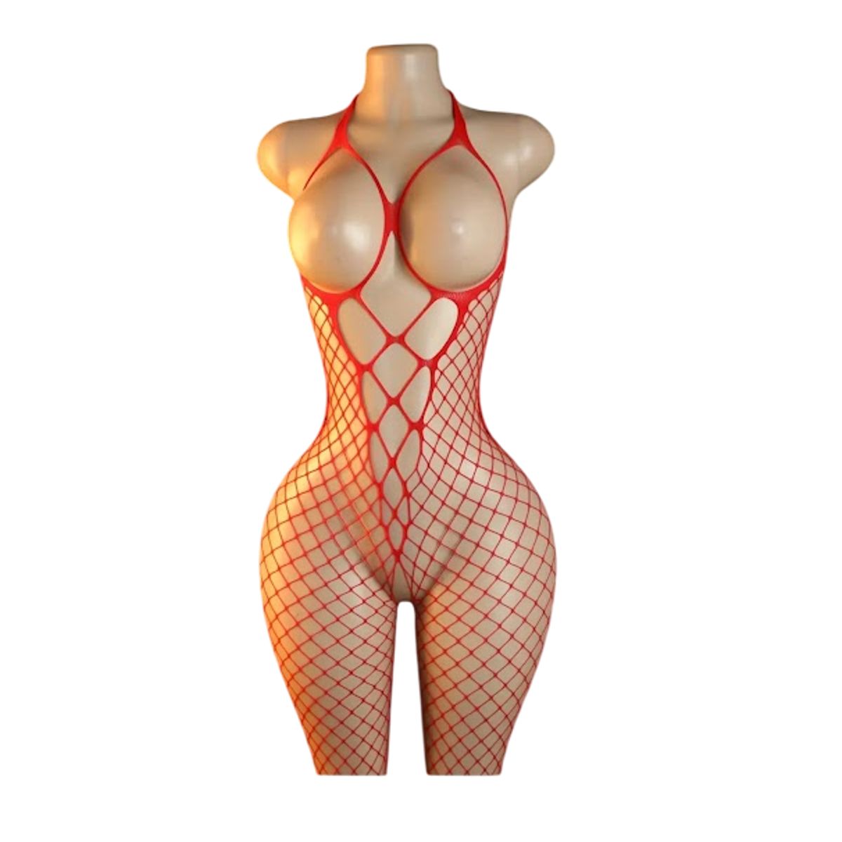 GENERICO - LENCERIA CORPORAL MALLA  CATSUIT VESTIDO