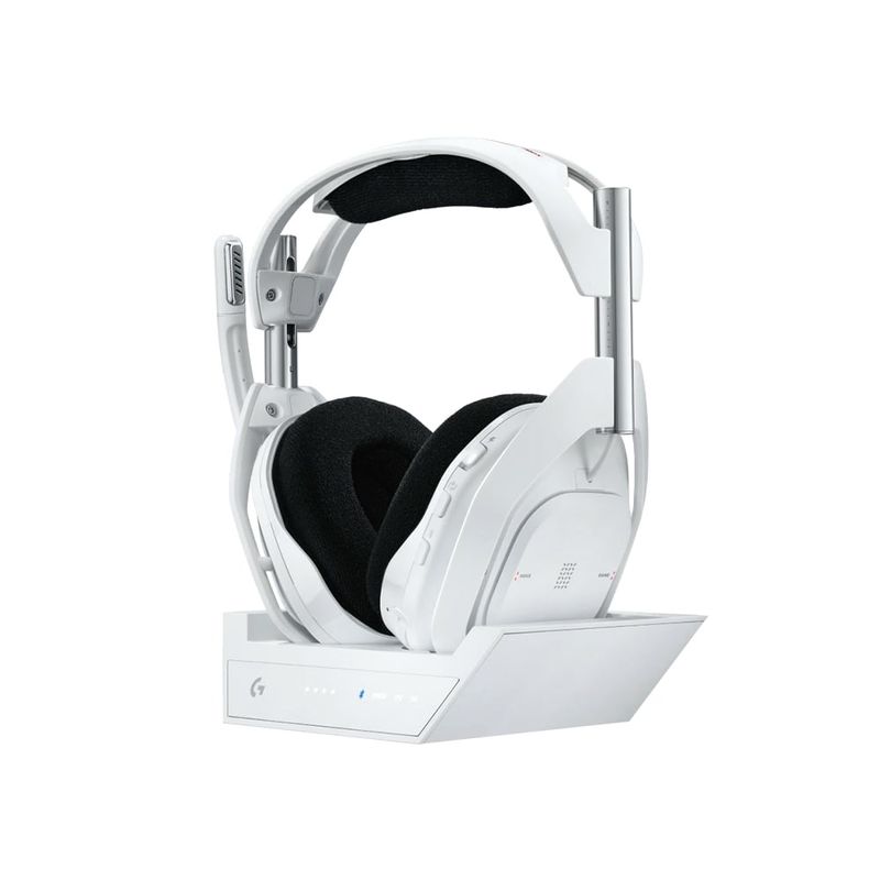ASTRO GAMING - Audífonos Astro A50 X Lightspeed Audífonos Bluetooth + Base - Blanco
