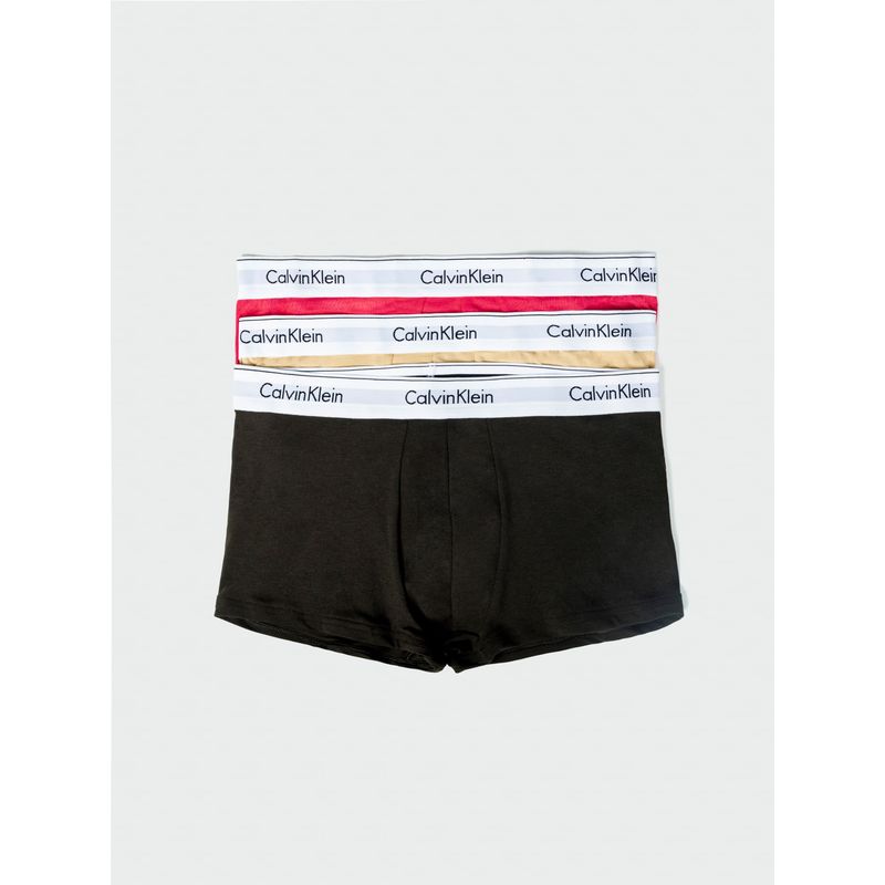 CALVIN KLEIN - 3 PACK MODERN COTTON STRETCH - LOW RISE TRUNK CK