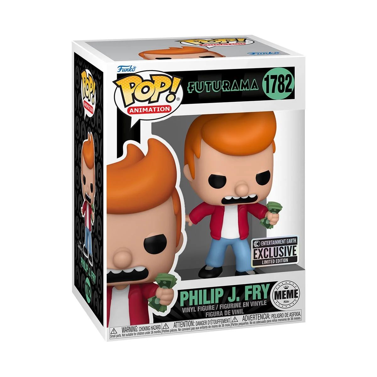 FUNKO - Funko Pop Philip J Fry Callate y toma mi dinero Exclusivo EE