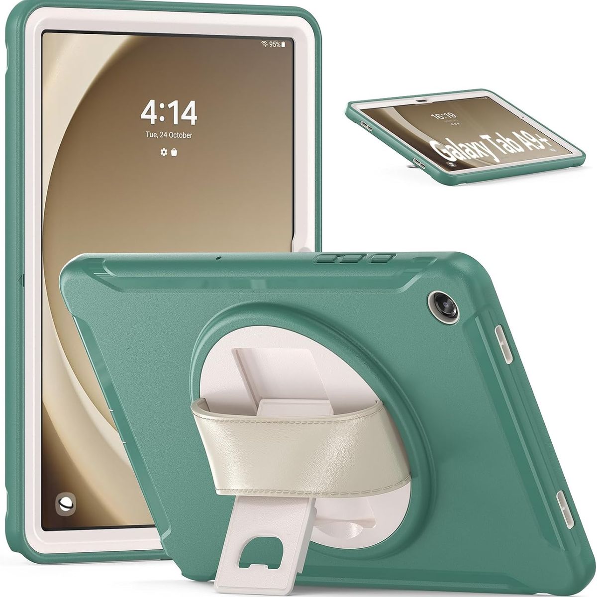 FUNDAANTIGOLPES - Funda Armor 360° para Tablet Samsung A9 Plus Verde