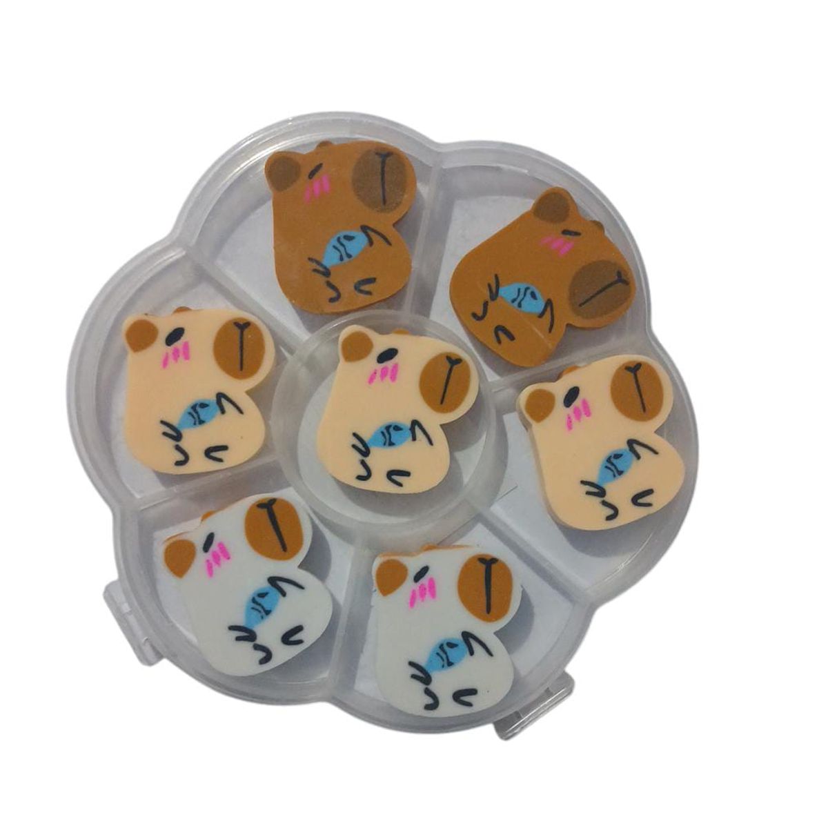 GENERICO - BORRADOR CAPIBARA X 7 UNIDADES-GENERICO