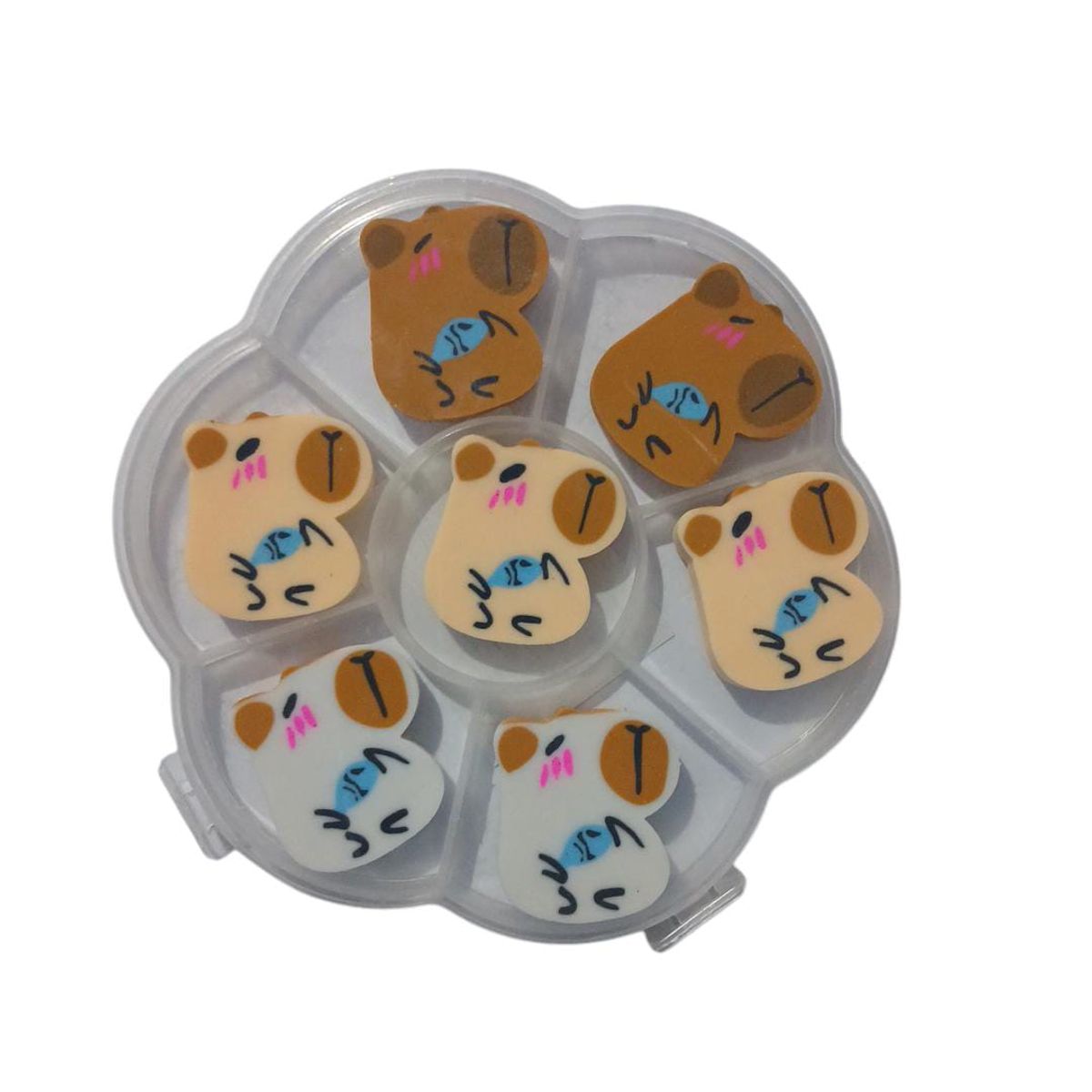 GENERICO - BORRADOR CAPIBARA X 7 UNIDADES-GENERICO