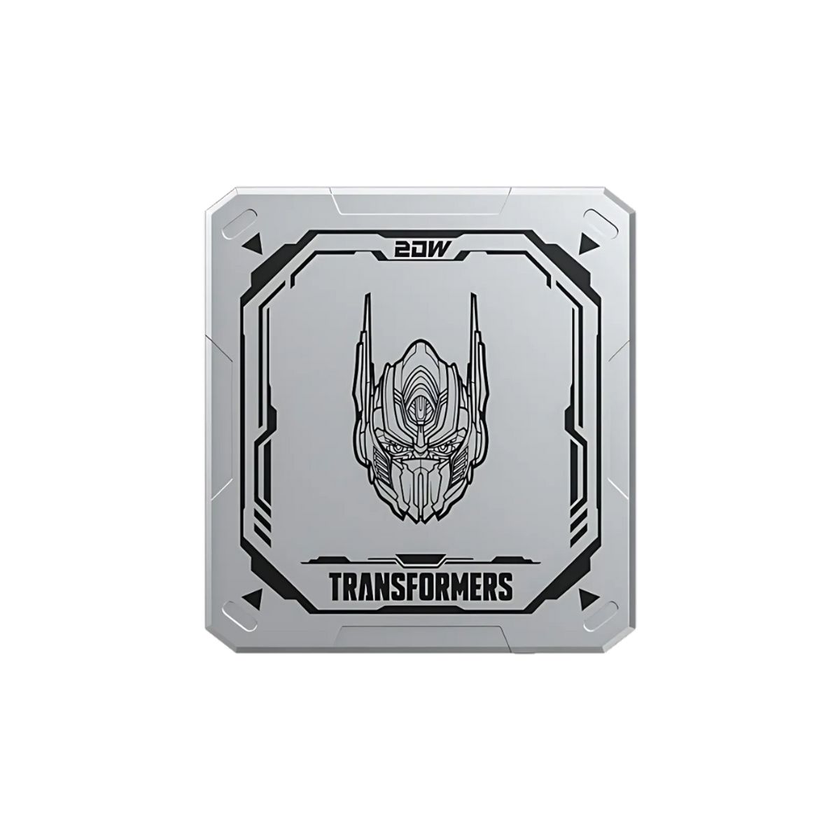 TRANSFORMERS - Power bank transformers ultra delgada 5000 mah - PLATEADO