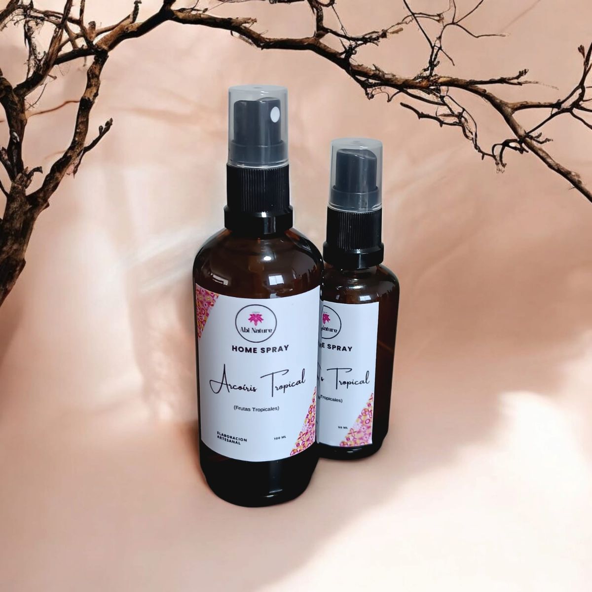 GENERICO - PACK HOME SPRAY AROMATIZADORES DE AMBIENTE Y TEXTIL ARCOIRIS TROPICAL