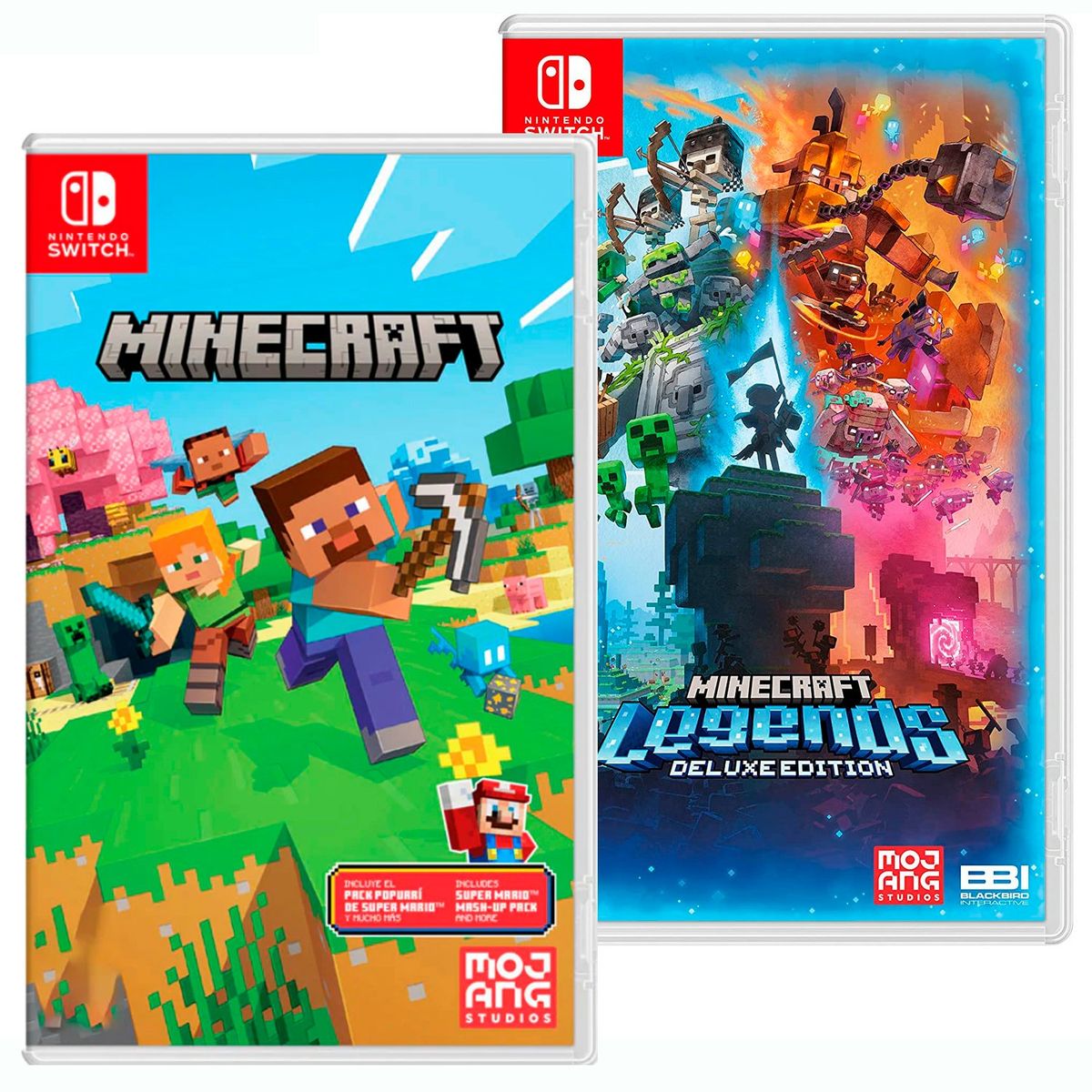NINTENDO - Minecraft Legends Deluxe Edition & Minecraft Nintendo Switch