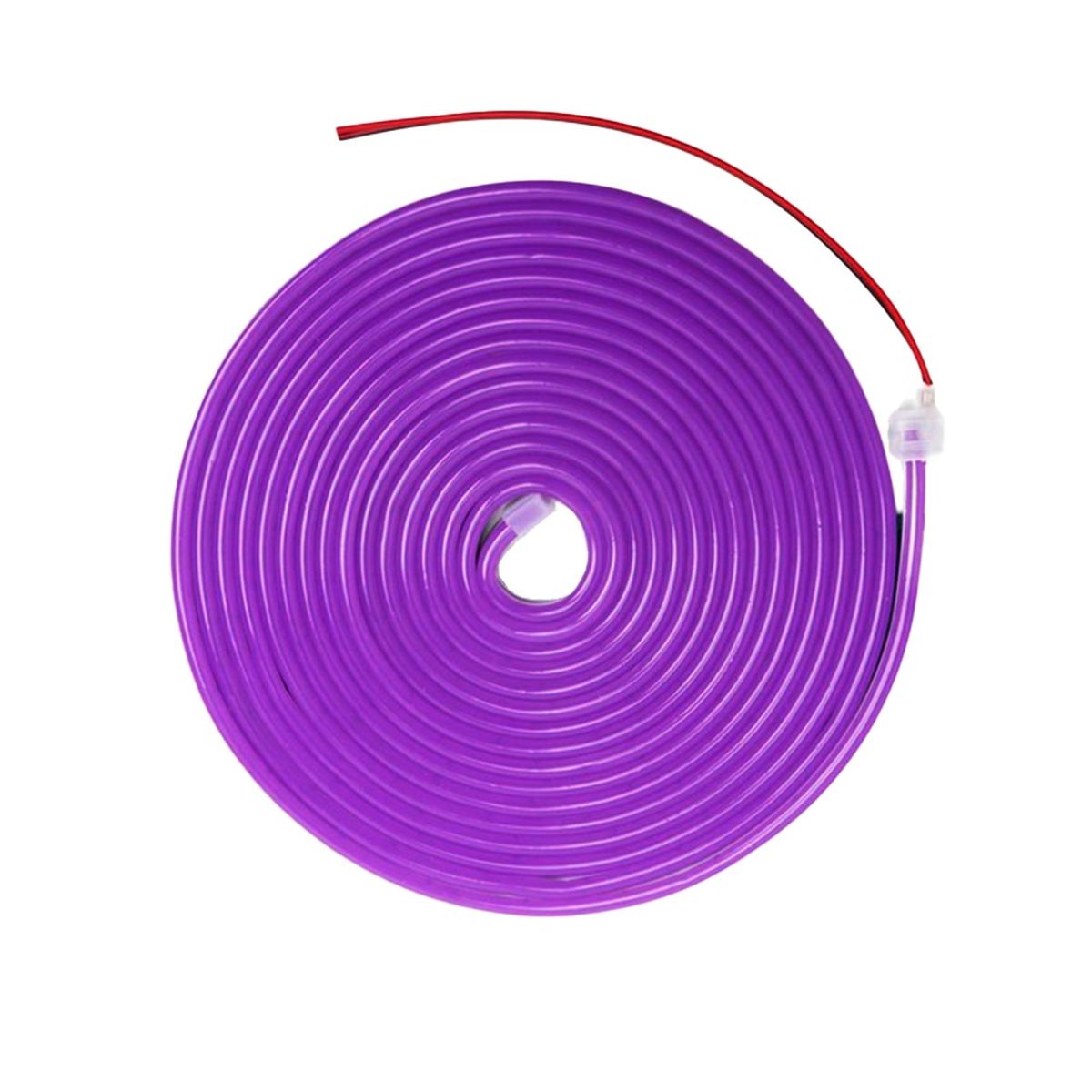 GENERICO - Luces Led Neon Tipo Manguera 5MTS Lila 12v