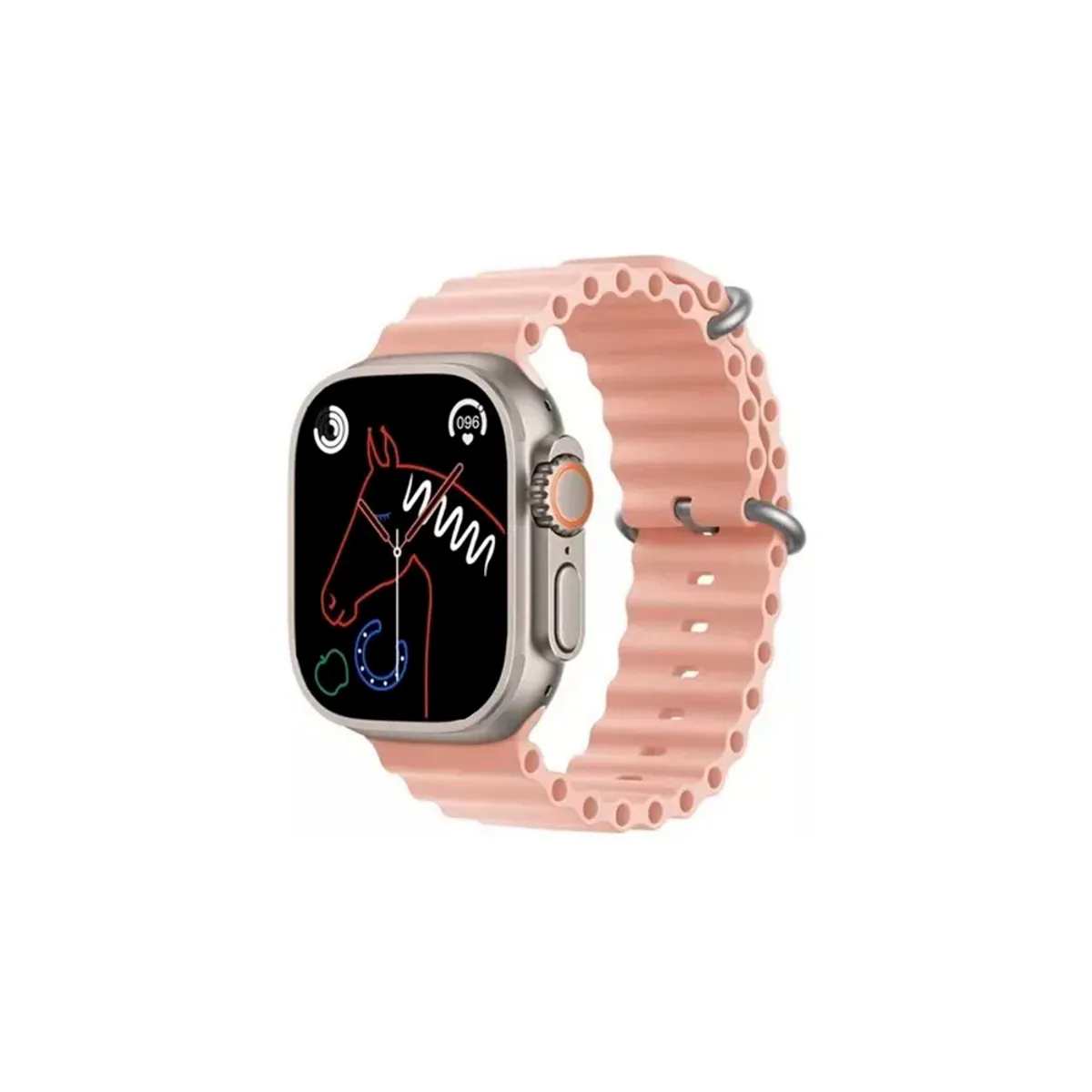 GENERICO - Smartwatch T900 ULTRA 3 MAX ROSADO