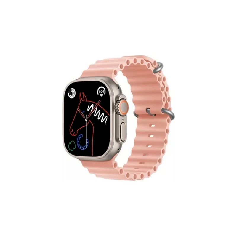 GENERICO - Smartwatch T900 ULTRA 3 MAX ROSADO