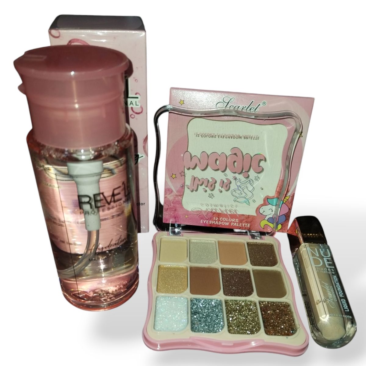 GENERICO - Pack agua micelar sombras corrector más regalos