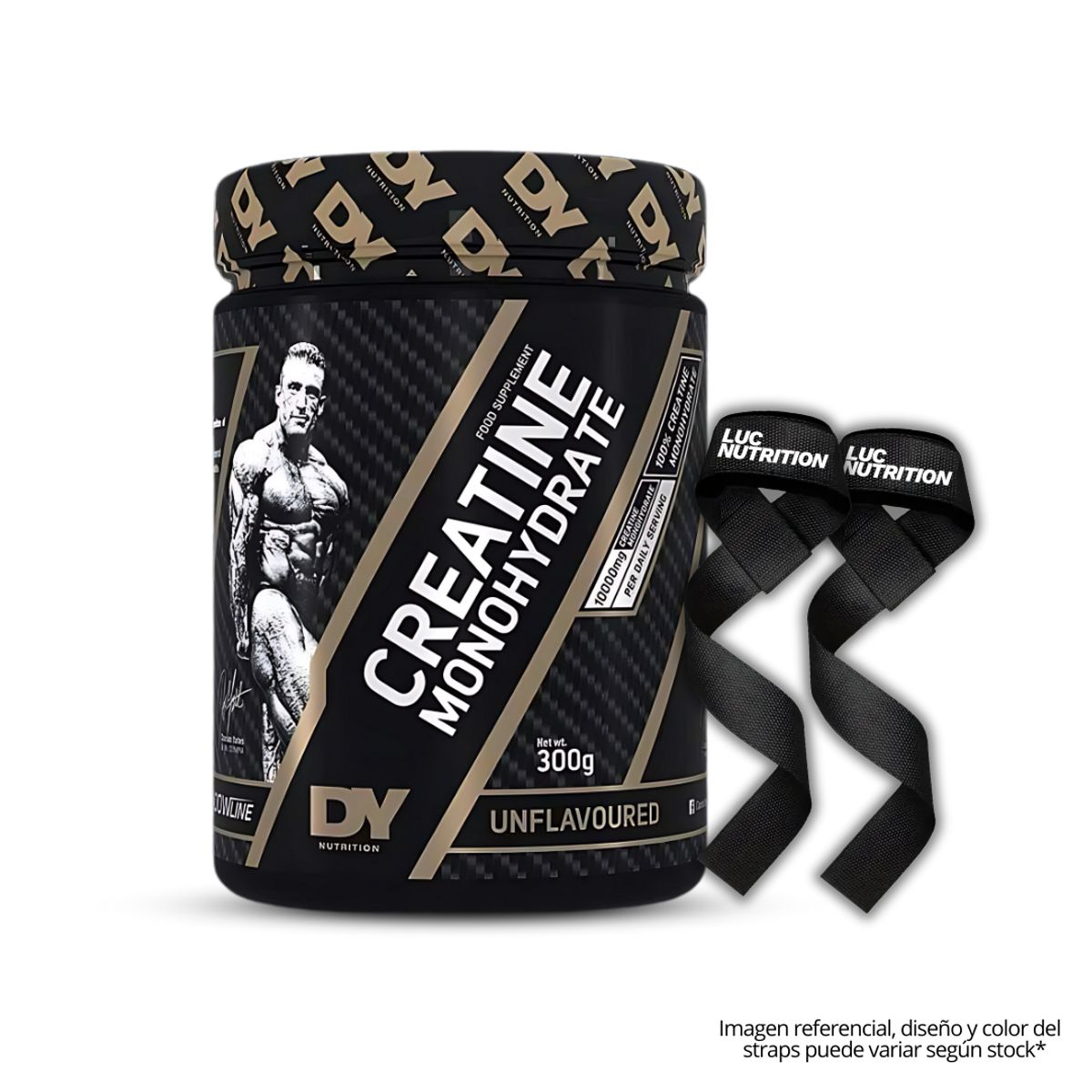 DORIAN YATES - Creatina Dorian Yates 300 g - Creatina Monohidratada DY + straps