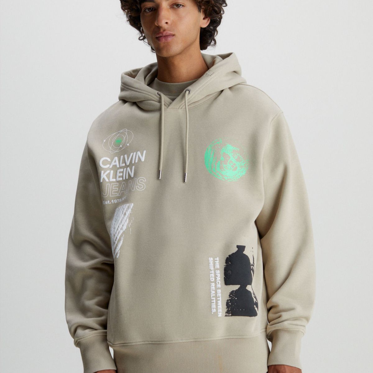 CALVIN KLEIN - FUTURE FADE MULTI GRAPHIC HOOD CK