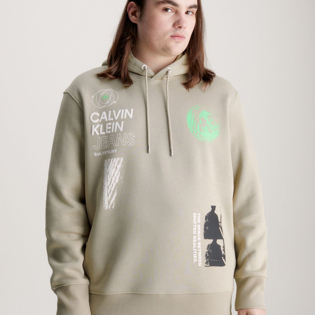 CALVIN KLEIN - FUTURE FADE MULTI GRAPHIC HOOD CK