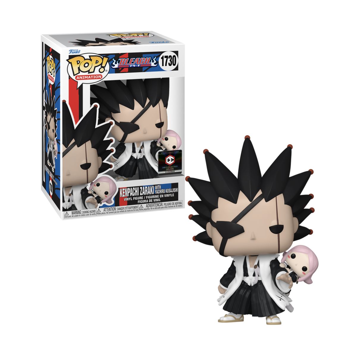 FUNKO - Kenpachi with Yachiru Funko Pop 1730 Bleach Exclusivo CH