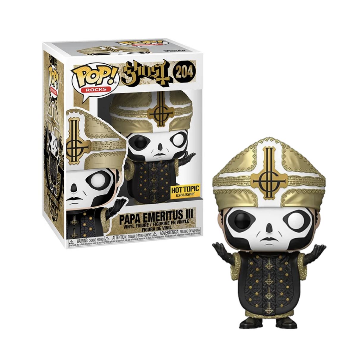 FUNKO - Papa Emeritus 2 Funko Pop 204 Exclusivo HT Ghost