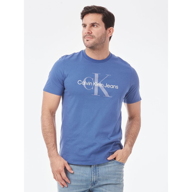 CALVIN KLEIN - CAMISETA SS MONOLOGO JEANS CREWNK TEE CK