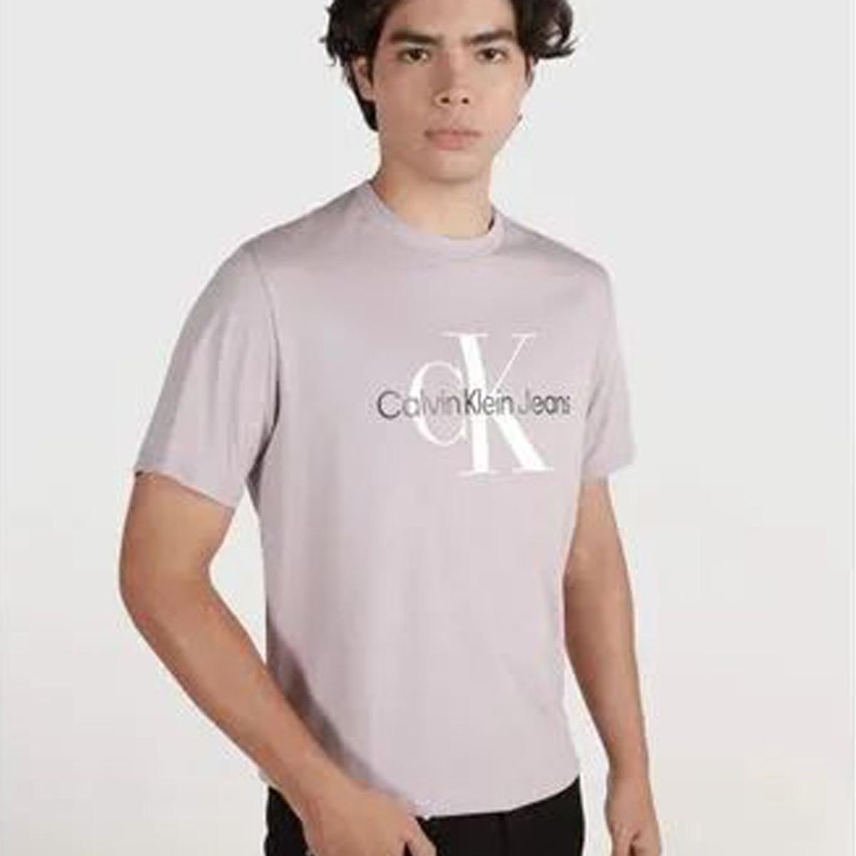 CALVIN KLEIN - CAMISETA SS MONOLOGO JEANS CREWNK TEE