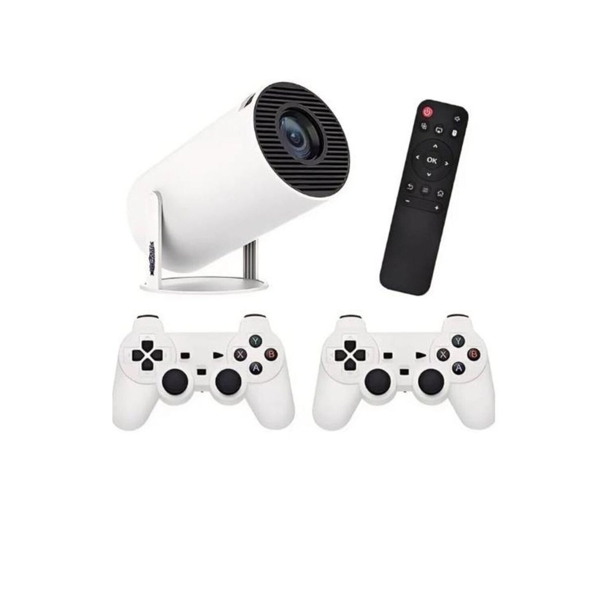 GENERICO - PROYECTOR ANDROID 4K UHD CON MANDOS DE JUEGOS WIFI