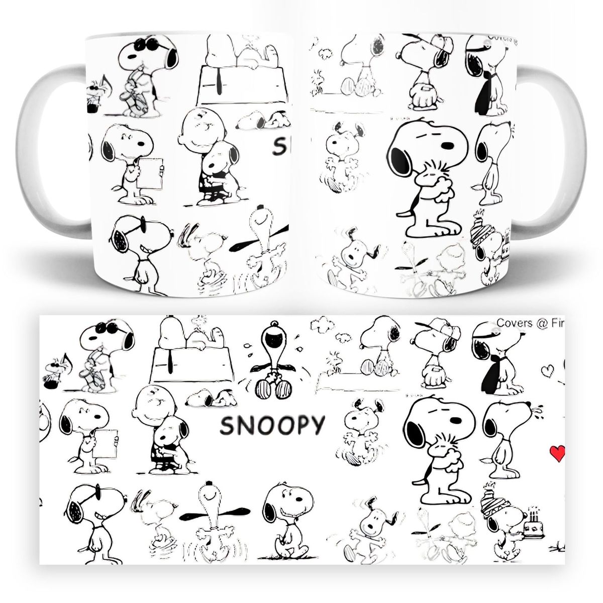 GENERICO - TAZA DE SNOOPY 11oz - LQNN