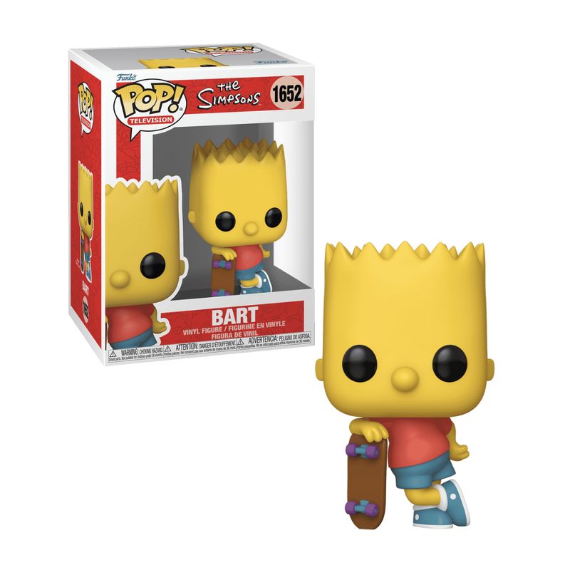 FUNKO - Bart con Patineta Funko Pop 1652 Los Simpsons Original