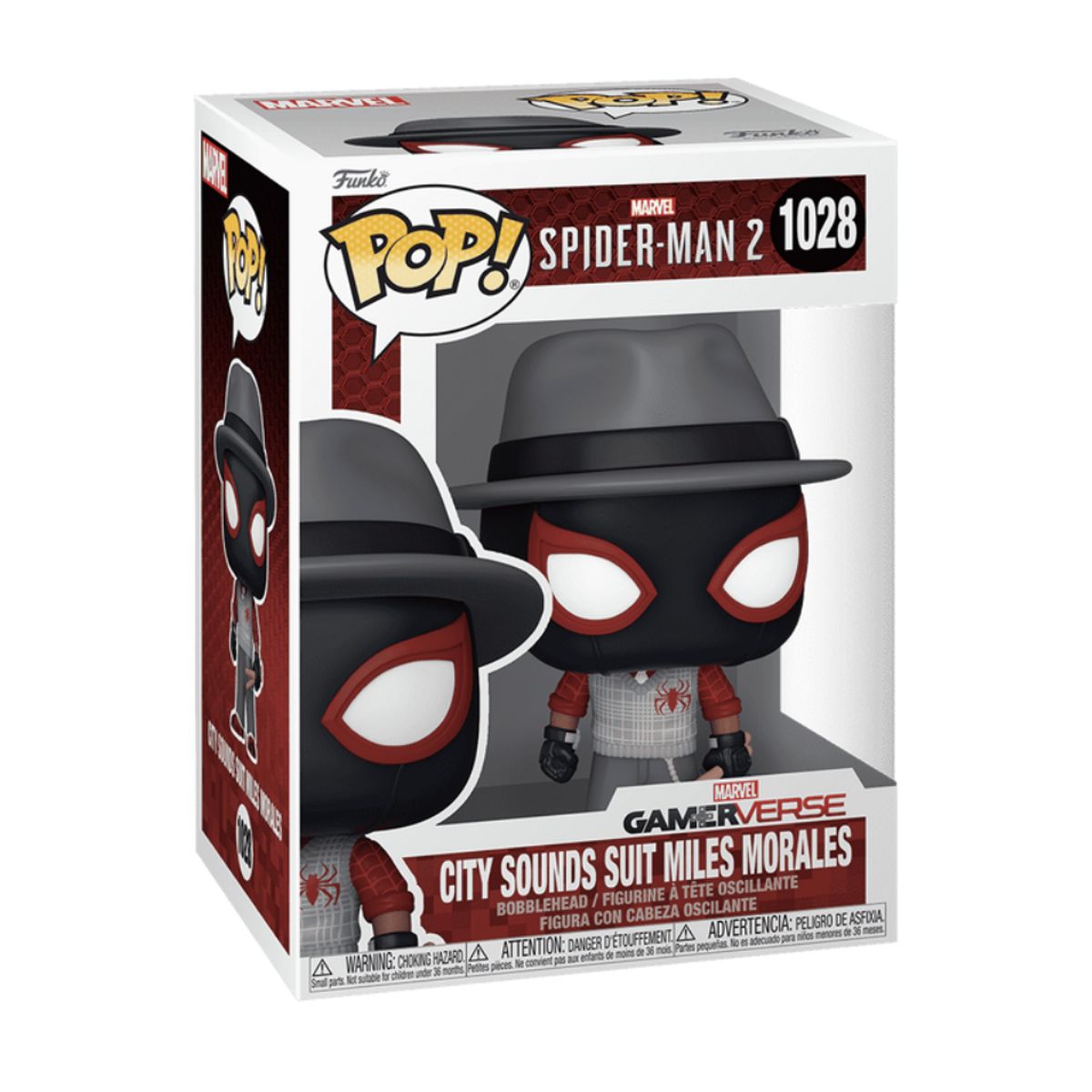 FUNKO - Miles Morales City Sounds Suit Funko Pop 1028 Spiderman