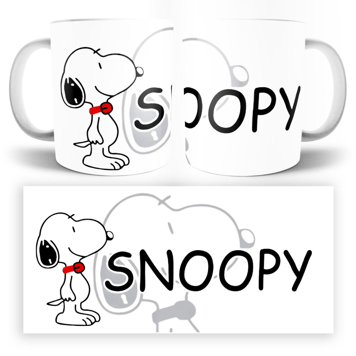 GENERICO - TAZA DE SNOOPY 11oz - LQNN