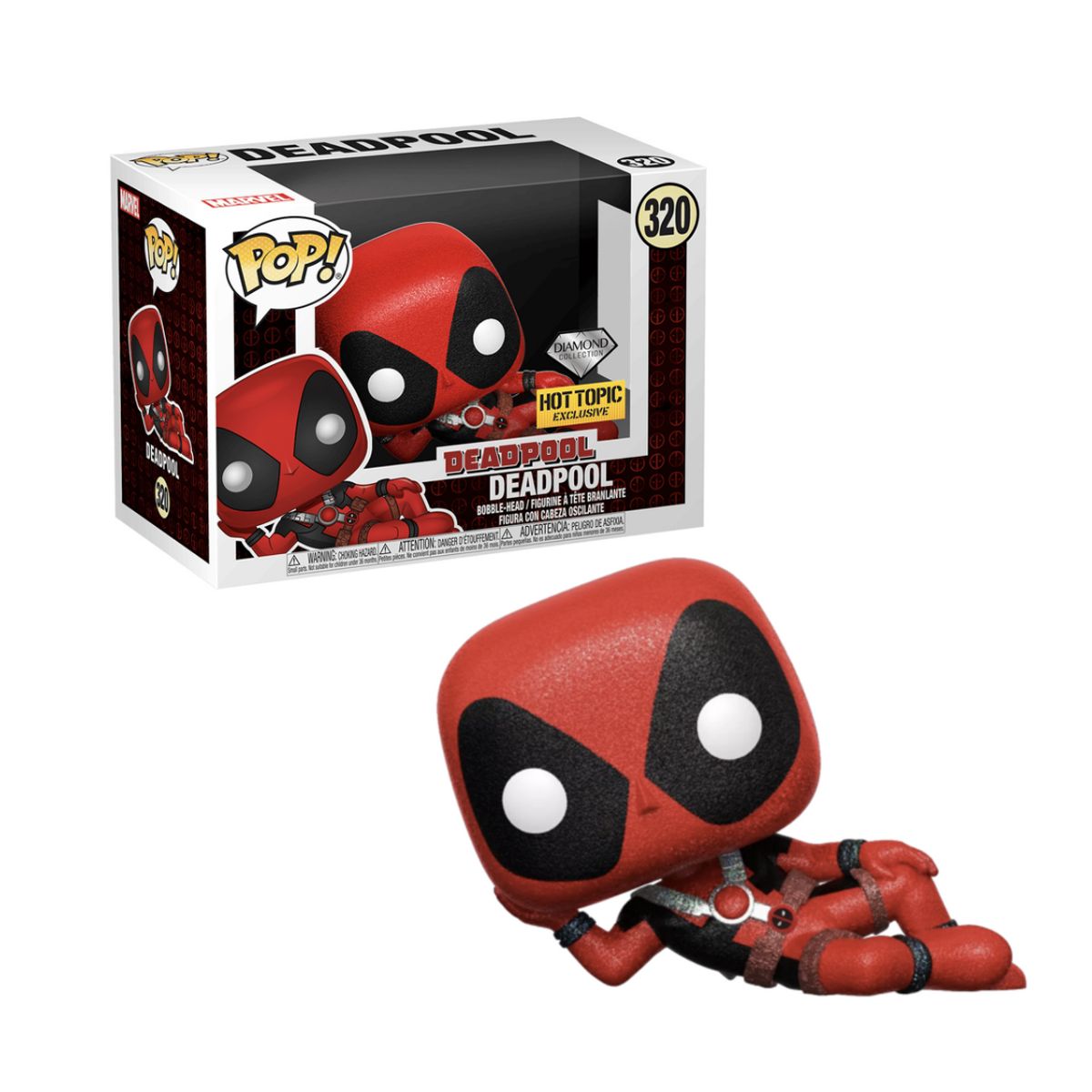 FUNKO - Deadpool Diamond Funko Pop 320 Exclusivo Hot Topic