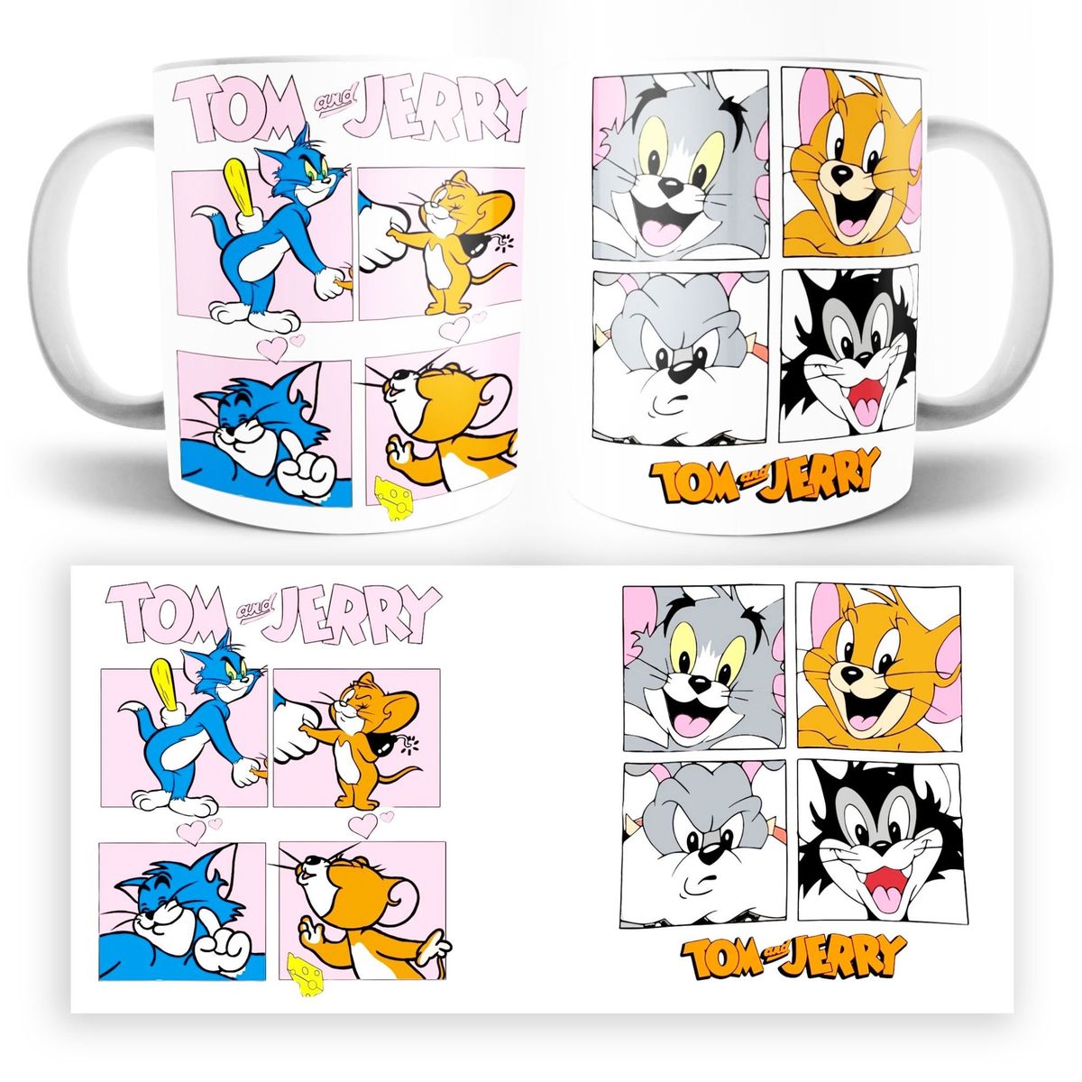 GENERICO - TAZA DE TOM Y JERRY 11oz - LQNN