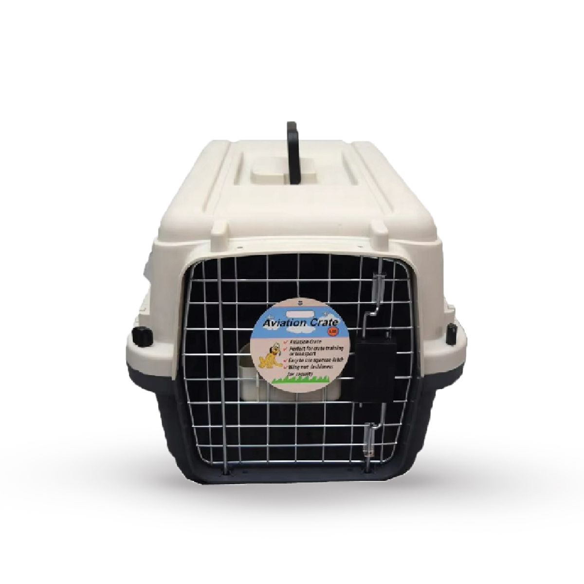 S&T - Kennel Transportador Para Mascota L50 Raza Pequeña - Talla S