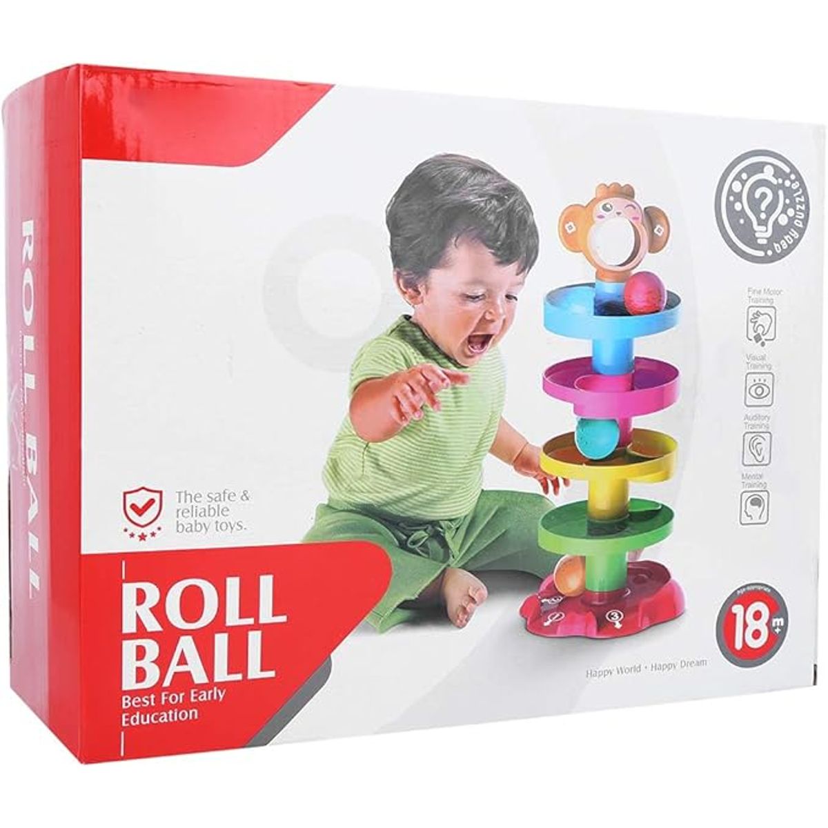 GENERICO - JUGUETE DE ESTIMULACIÓN TOBOGAN CASCADA - MONO