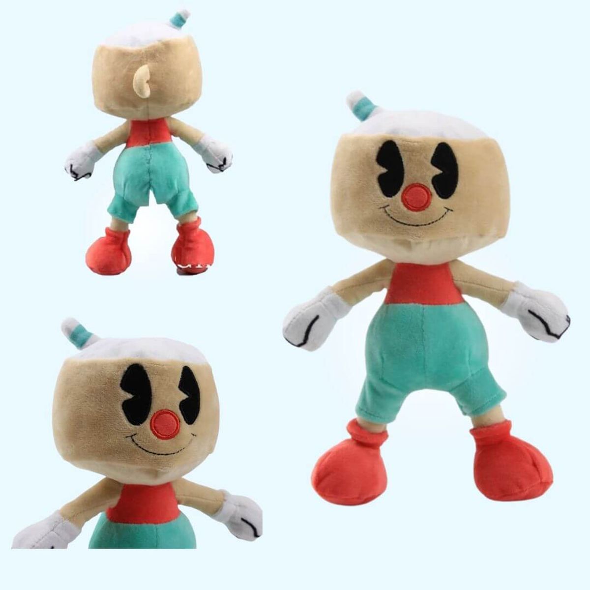 GENERICO - Peluche Cuppet Importado 24 cms - Peluche Cuphead