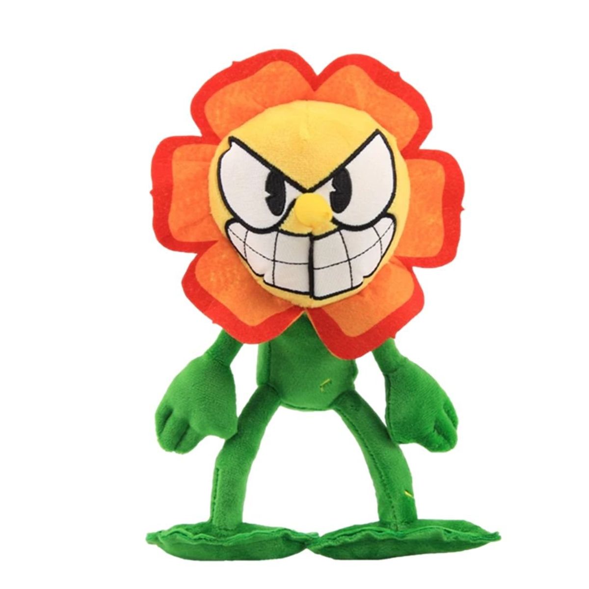 GENERICO - Peluche Cagney Carnation 24 cms - Peluche Cuphead